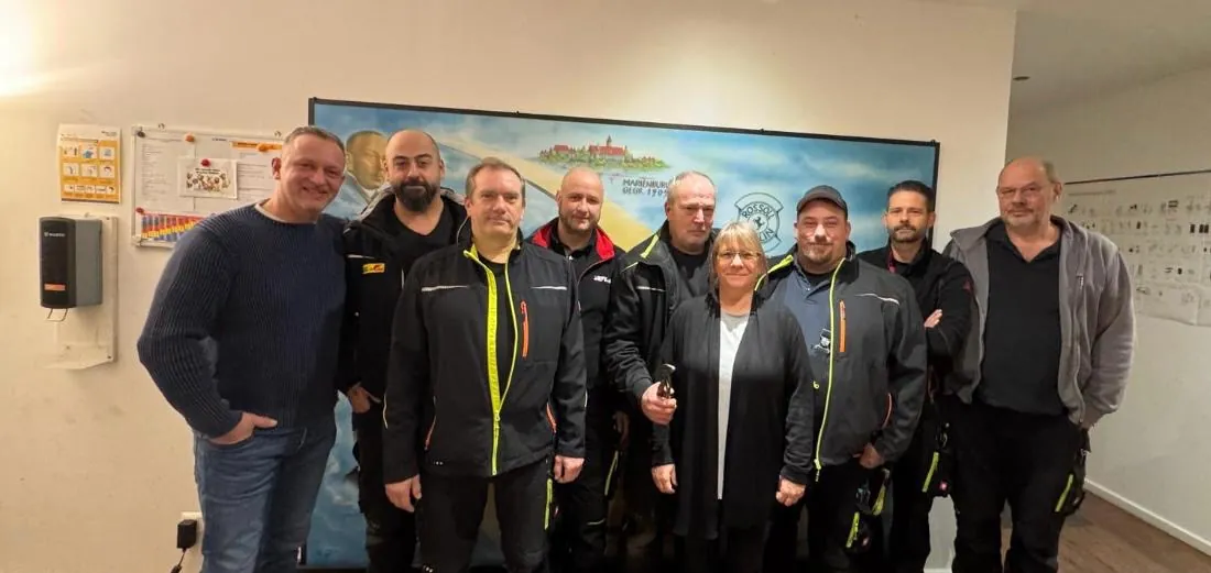 Handwerker bei der Arbeit